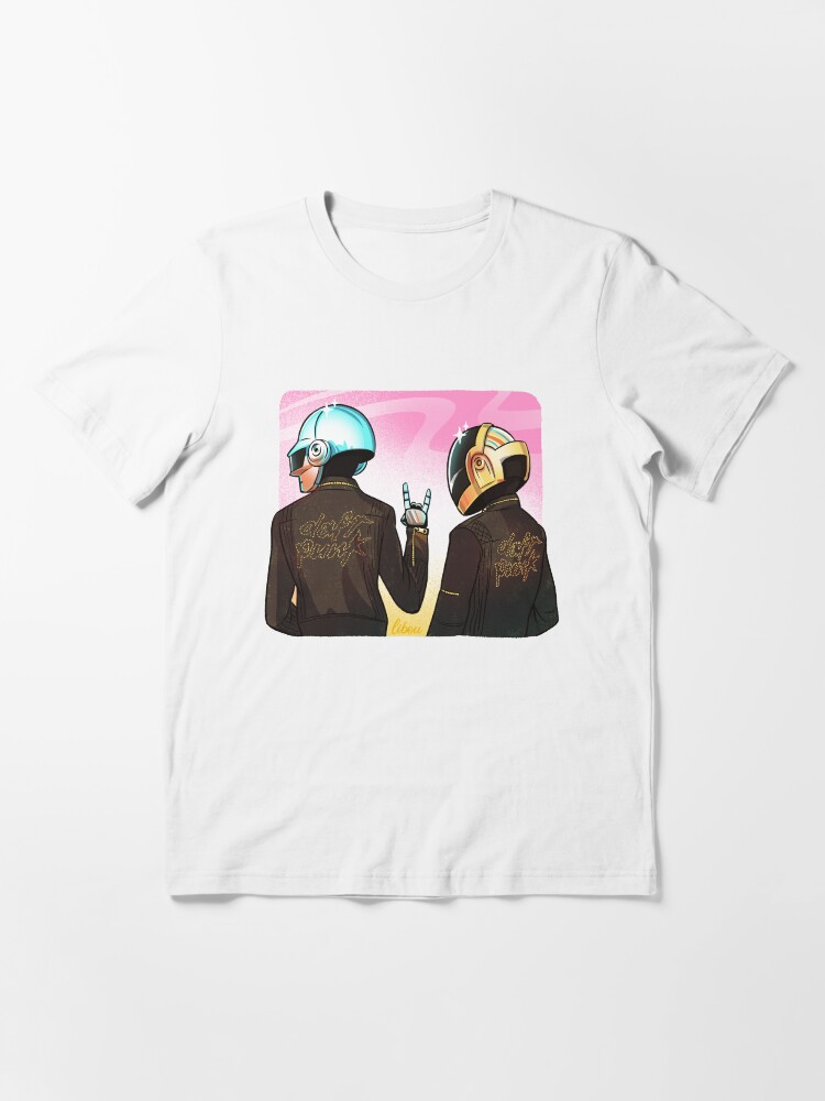 T-shirt essentiel ''Daft Punk robots' : autre vue