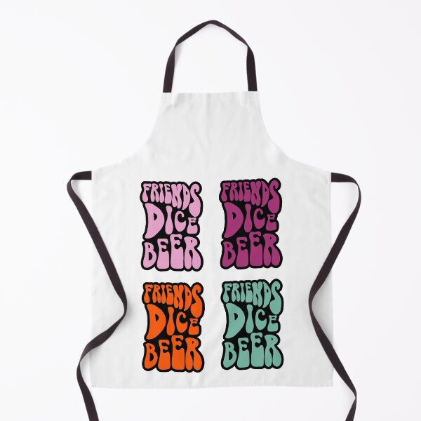 Item preview, Friends, Dice, Beer Four 70s Retro Groovy designed and sold by WPahat.