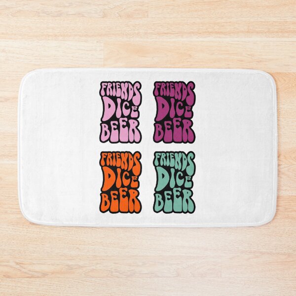 Item preview, Friends, Dice, Beer Four 70s Retro Groovy designed and sold by WPahat.