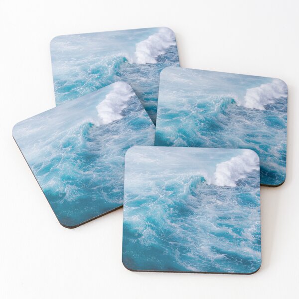 Item preview, Ocean with cold blue waves designed and sold by IONcreatION.