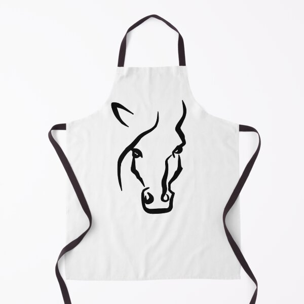 Item preview, Black and White Horse Face designed and sold by Trace1234.