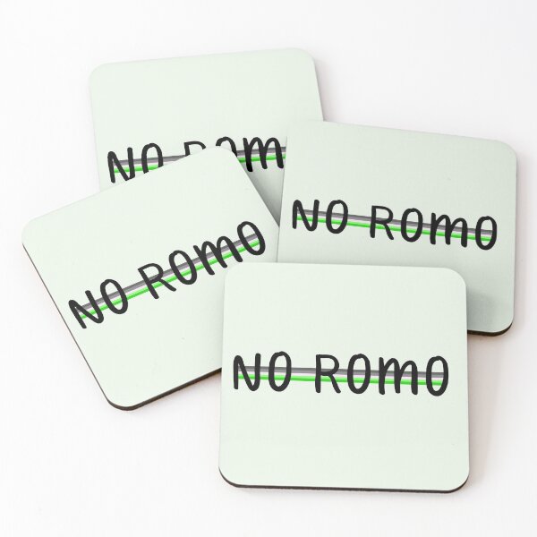 Item preview, "No Romo" Aromantic Pride Design  designed and sold by ForTheFrogWar.