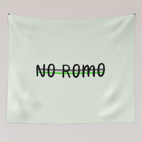 Item preview, "No Romo" Aromantic Pride Design  designed and sold by ForTheFrogWar.