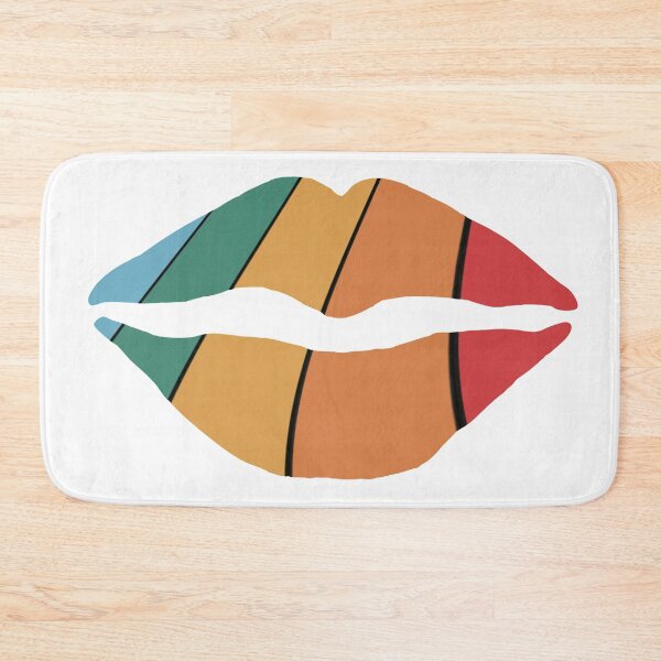 Item preview, Retro rainbow lips designed and sold by SJAPhoto.