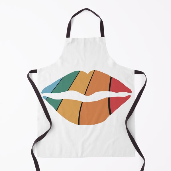 Item preview, Retro rainbow lips designed and sold by SJAPhoto.