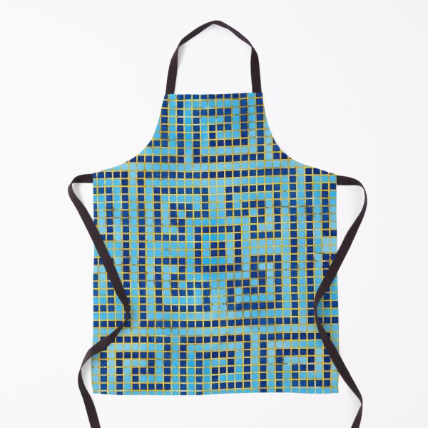 Item preview, Mosaic Greek Meander Greek Key Ornament designed and sold by k9printart.