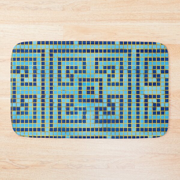 Item preview, Mosaic Greek Meander Greek Key Ornament  designed and sold by k9printart.