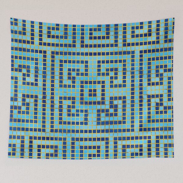 Item preview, Mosaic Greek Meander Greek Key Ornament  designed and sold by k9printart.