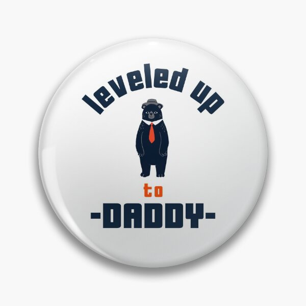 Item preview, Leveled up to daddy, print for father to be designed and sold by printhappy.