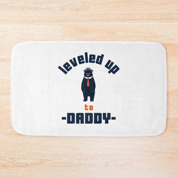Item preview, Leveled up to daddy, print for father to be designed and sold by printhappy.