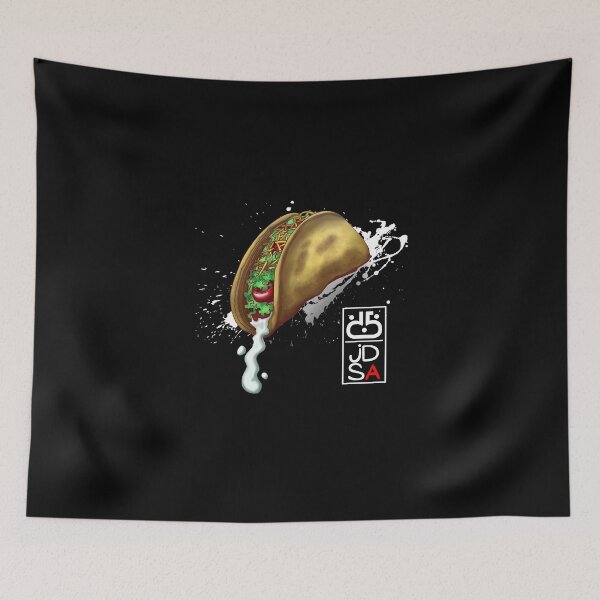 Artikelvorschau, Tex-Mex-Taco - Schwarz entworfen und verkauft von d5-OnlineStore.