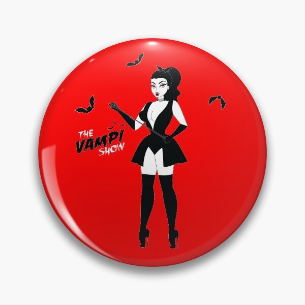 Item preview, Domina Vampi - The Vampi Show Black & White Logo designed and sold by TheVampiShow.