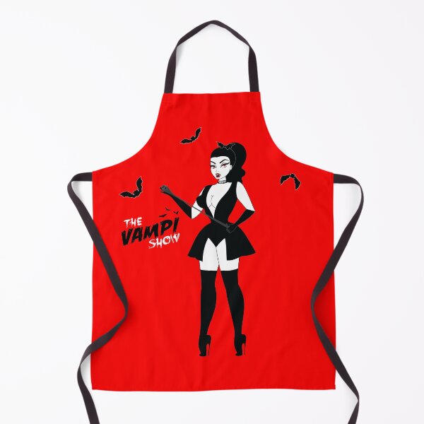 Item preview, Domina Vampi - The Vampi Show Black & White Logo designed and sold by TheVampiShow.