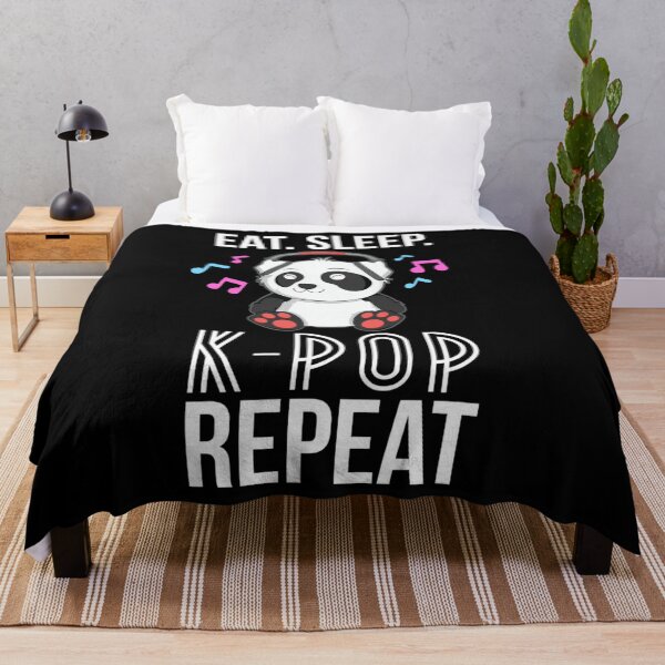 Item preview, Eat Sleep K-Pop Repeat Panda designed and sold by caltagirone9421.
