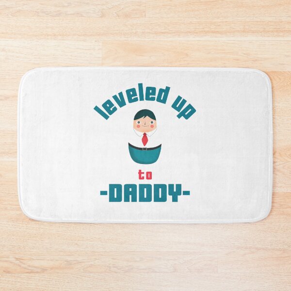 Item preview, Father to be, leveled up to daddy designed and sold by printhappy.