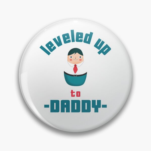 Item preview, Father to be, leveled up to daddy designed and sold by printhappy.