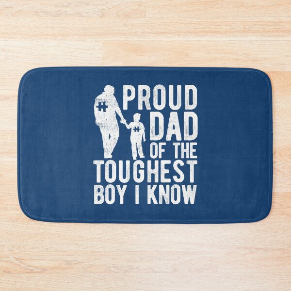 Item preview, Autism Proud Dad Of The Toughest Boy I Know Autism Awareness Month Gift for Father designed and sold by alenaz.