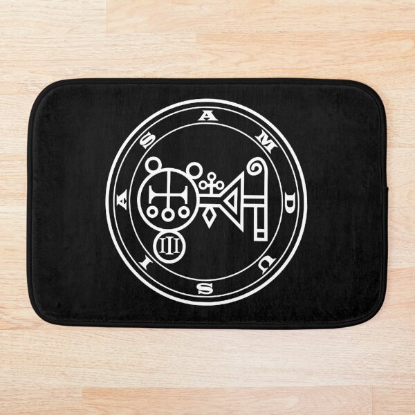 Item preview, Amdusias demon goetia sigilo blanco sello mágico oculto designed and sold by InfernalDesignZ.
