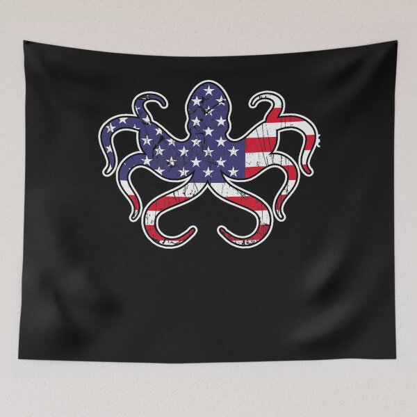 Item preview, Octopus 4th Of July USA Flag America Patriotic USA Matching designed and sold by ANABARRIOS.