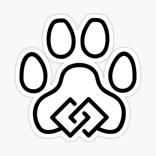 Feline Unity Black Sticker