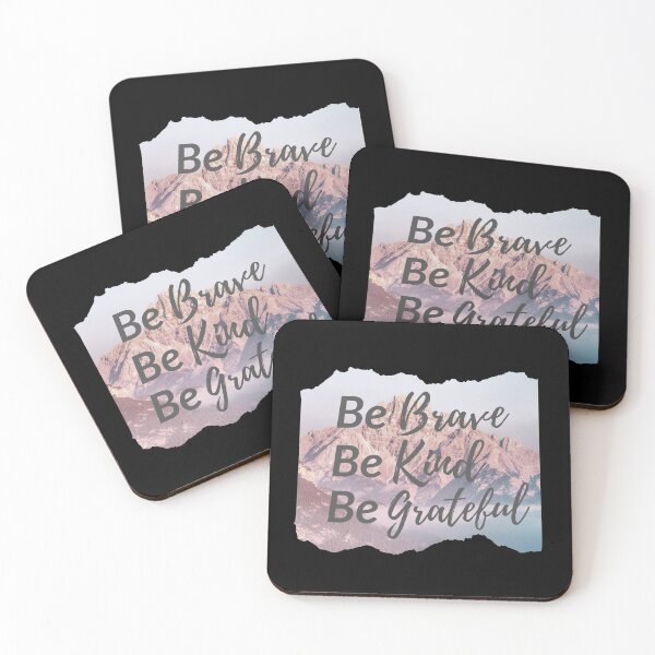 Item preview, Be Brave Be Kind Be Grateful designed and sold by SunfullyYours.