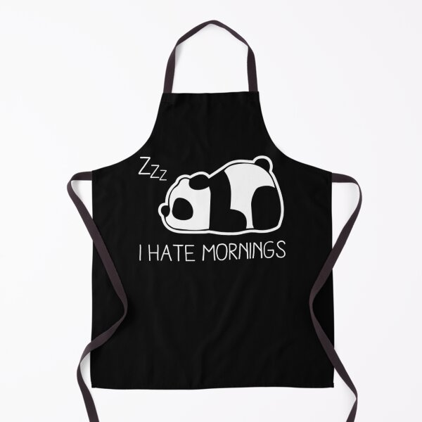 Item preview, I Hate Mornings, Sleepy Sarcastic Lazy Panda designed and sold by caltagirone9421.