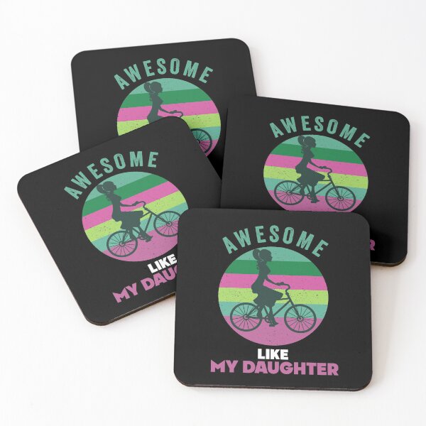 Item preview, Awesome Like my Daughter Cute Biker Girl Dad designed and sold by PinkyTree.
