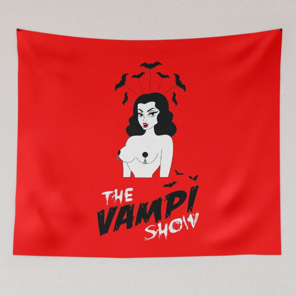 Item preview, Vampi Diadem - The Vampi Show Black & White Logo designed and sold by TheVampiShow.