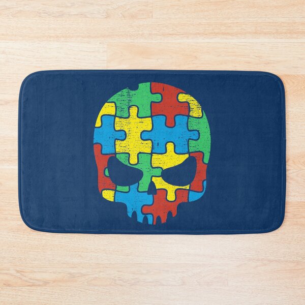 Item preview, Autism skull colourful pieces for autism mom dad Autism Awareness Gifts designed and sold by alenaz.