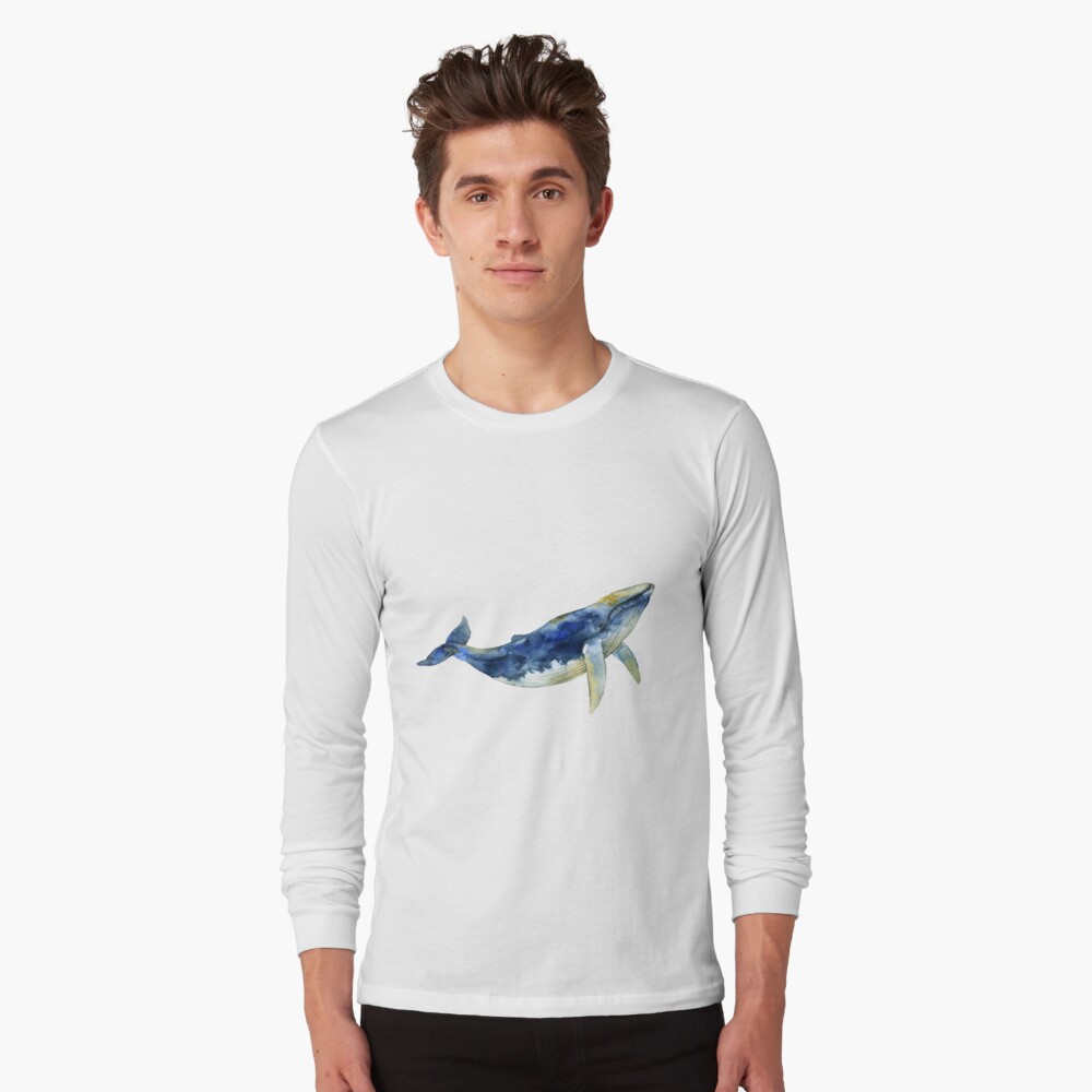 Blauwal T Shirt Von Kate Vigdis Redbubble