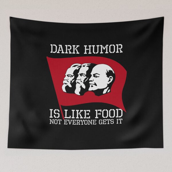 Item preview, El humor oscuro es como la comida que no todo el mundo lo entiende - Meme divertido político anticomunista de Stalin designed and sold by Styrman.