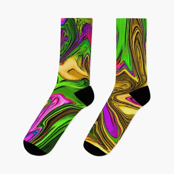 Item preview, abstract rainbow colorful pattern designed and sold by MyREDBlack.