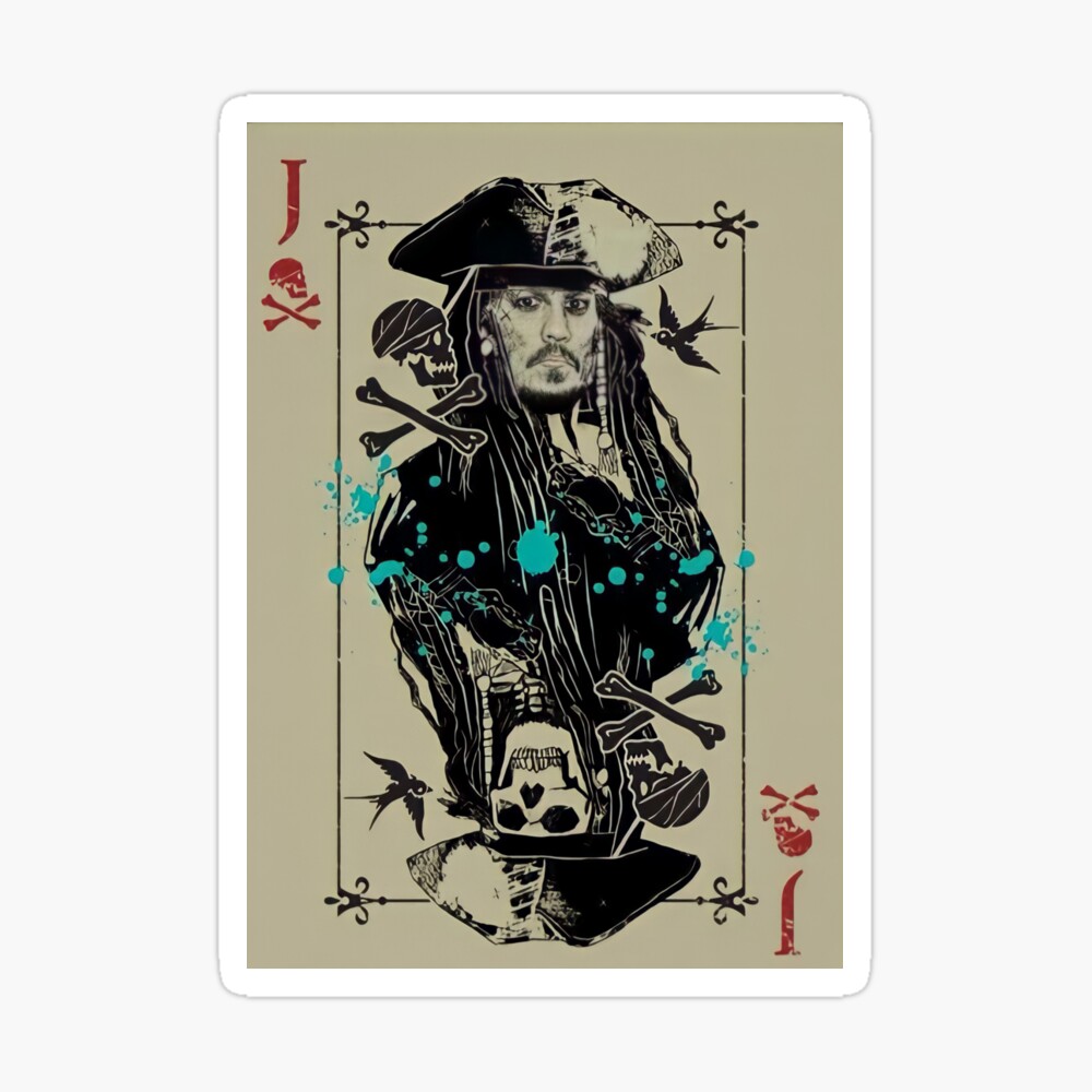 Card Jack Sparrow | Pirates of the Caribbean 
