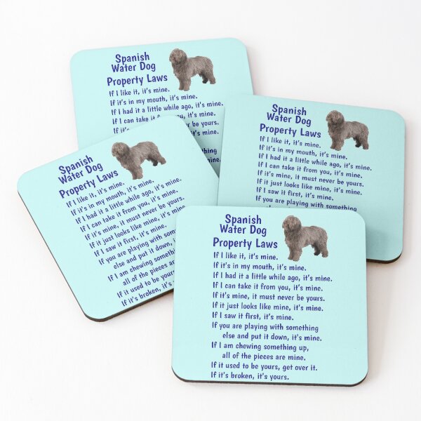 Item preview, Spanish Water Dog - property laws  designed and sold by thepetcellar.