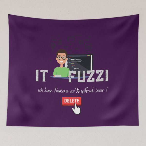 Item preview, IT Fuzzi "Delete Problem Solver" designed and sold by Nickibeutel.
