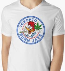Toronto Burn Jays Men's V-Neck T-Shirt