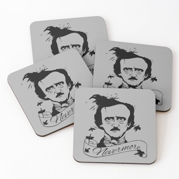 Item preview, Edgar Allan Poe Quotes Horror Macabre Literary Poet Author Gift designed and sold by TopTeeShop.