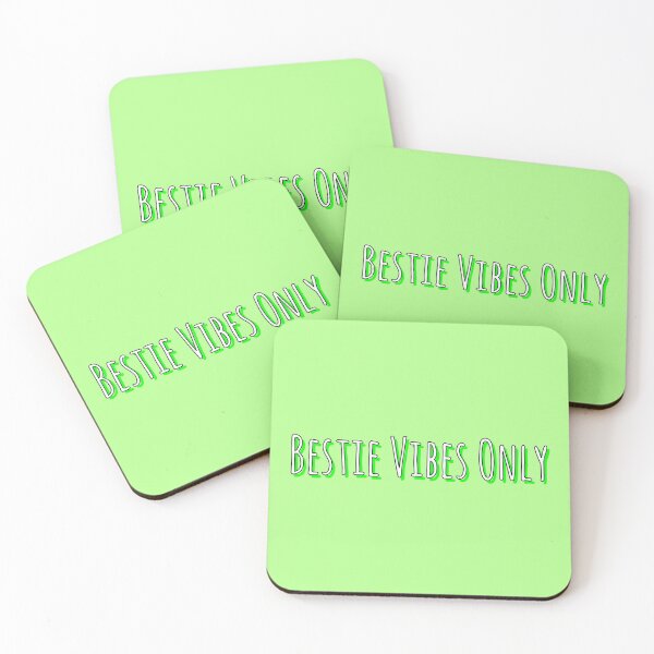 Item preview, Bestie Vibes Only Neon Green designed and sold by Qestro.
