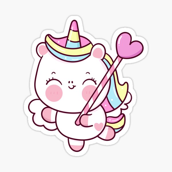 Kawaii Unicorn Stickers – My Heart Teddy