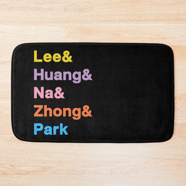 Item preview, NCT Dream Member Names List Colourful designed and sold by Suicune1000.