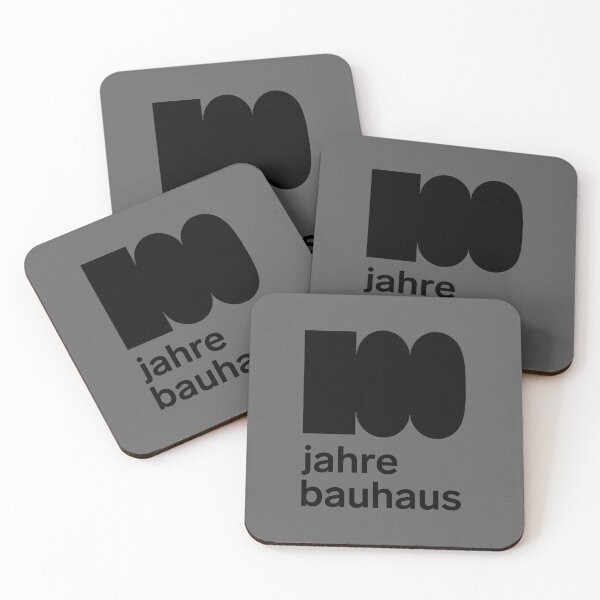 Bauhaus, centennial anniversary Coasters (Set of 4)