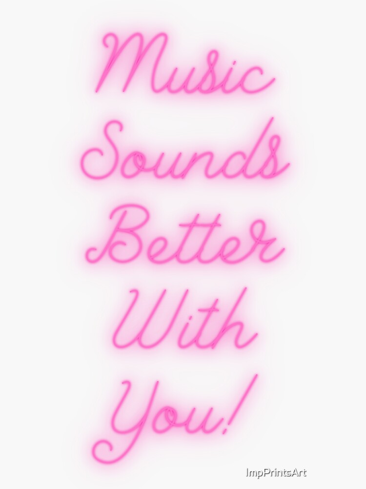 "Daft Punk, Music Sounds Better With You! Design" Sticker for Sale by