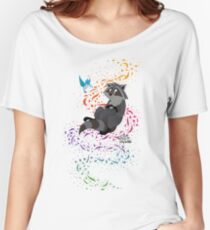 Adorable Little Raccoon Women's Relaxed Fit T-Shirt