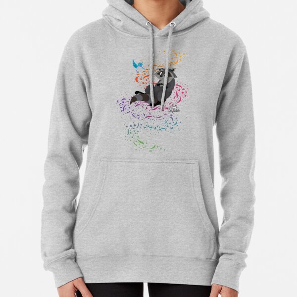 Adorable Little Raccoon Pullover Hoodie