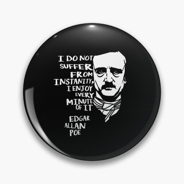 Item preview, Edgar Allan Poe Quotes Horror Macabre Literary Poet Author Gift designed and sold by TopTeeShop.