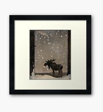 John Bauer the elk Framed Print
