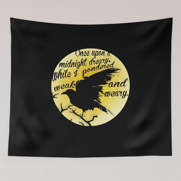 Item preview, Edgar Allan Poe Quotes Horror Macabre Literary Poet Author Gift designed and sold by TopTeeShop.