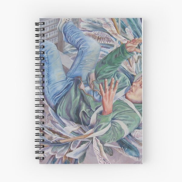 Item preview, Icarus falling on Bury job centre designed and sold by maggiesartwork.