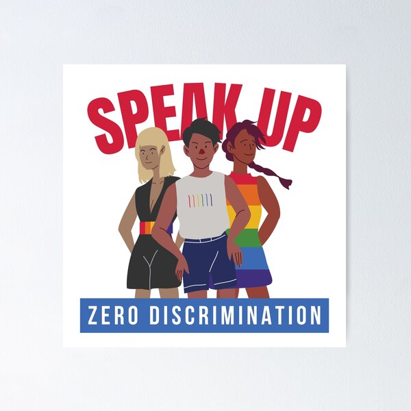 Item preview, Speak Up - Zero Discrimination - Zero Discrimination Day Design designed and sold by P2CPOD.