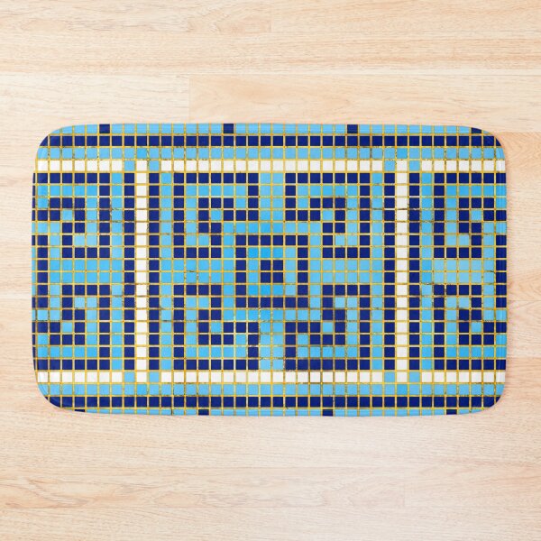 Item preview, Mosaic Greek Meander Greek Key Ornament  designed and sold by k9printart.